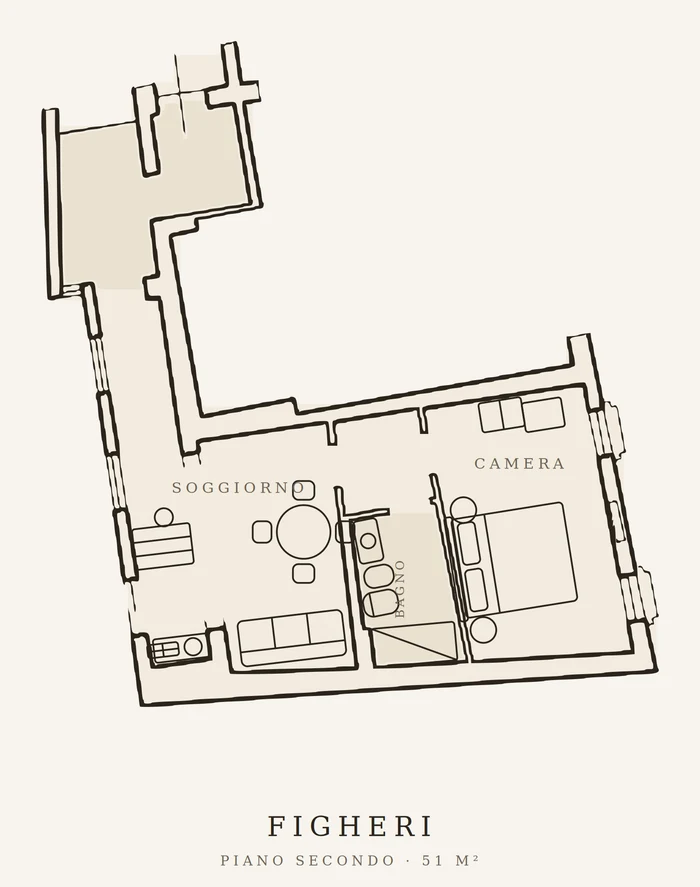 Floor plan of Figheri