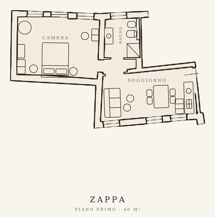 Floor plan of Zappa